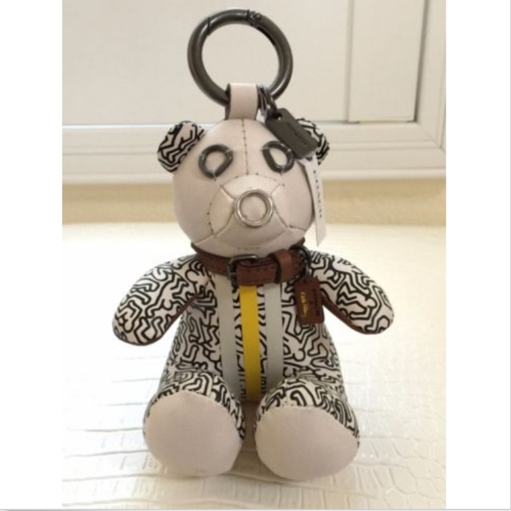 COACH New York KEITH HARING BEAR KEY RING CHARM